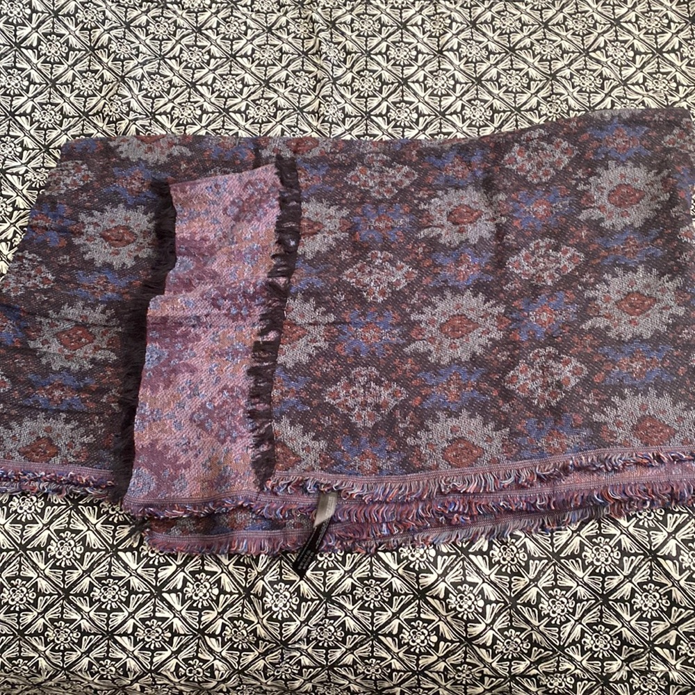 Purple scarf